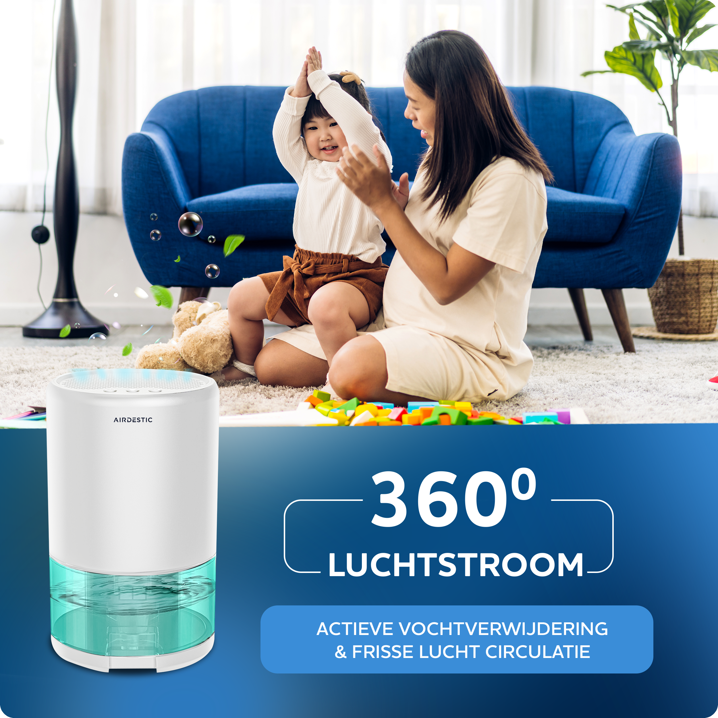 Airdestic Hyperwave Luchtontvochtiger