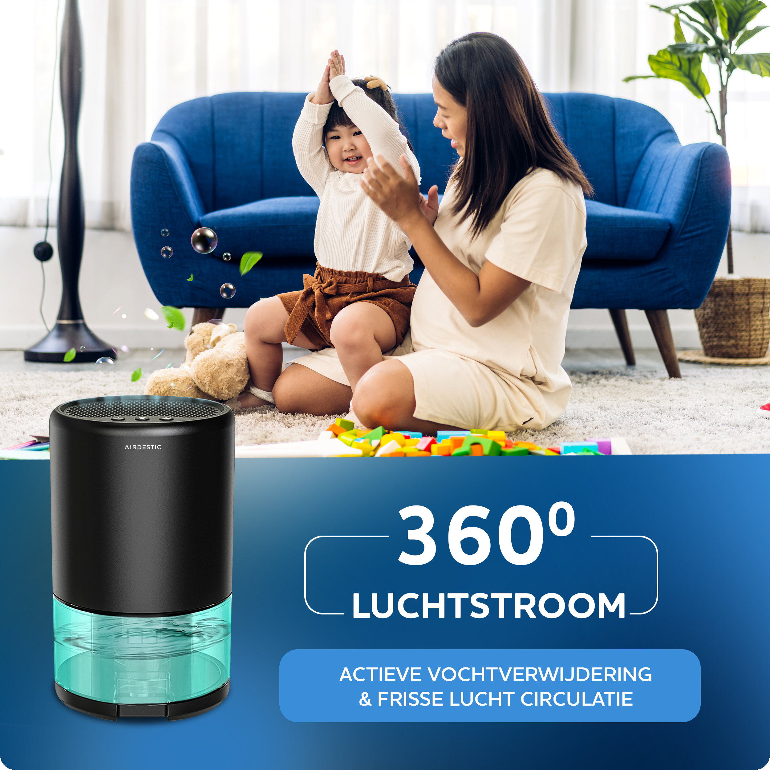 Airdestic Hyperwave Luchtontvochtiger