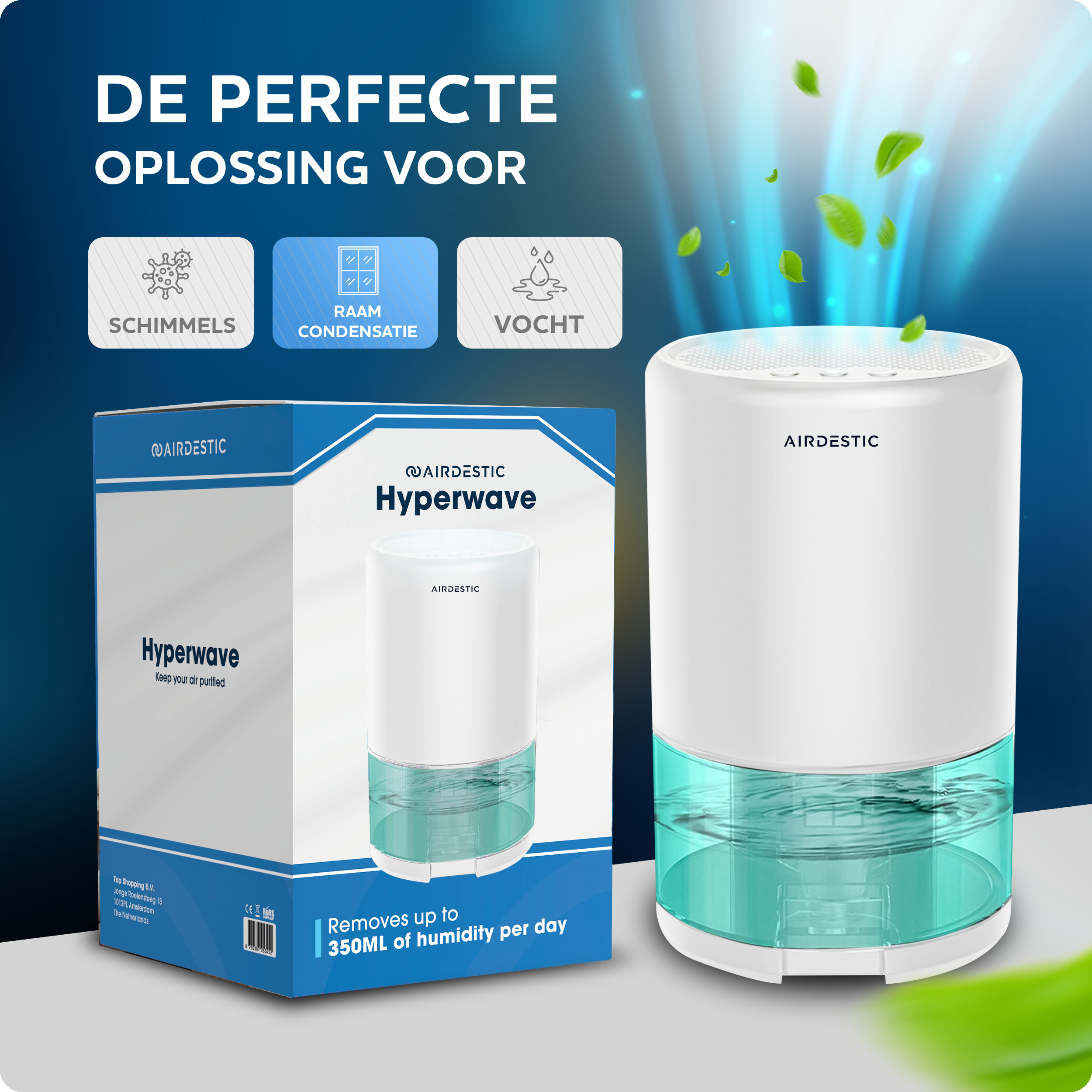 Airdestic Hyperwave Luchtontvochtiger