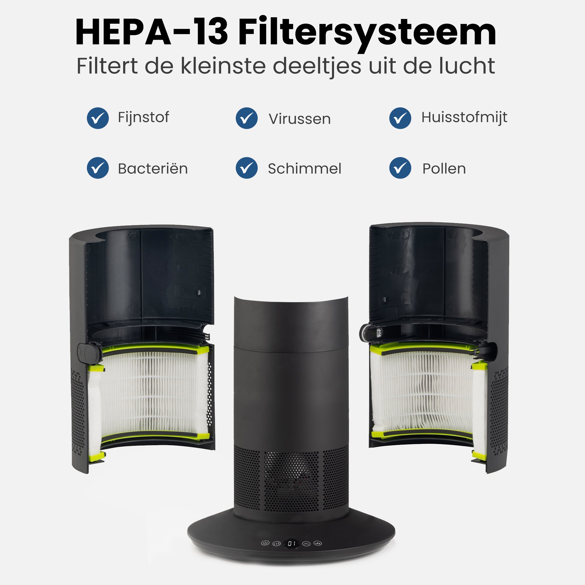 Airdestic Evo 3 in 1 Heater, Koeler en Luchtreiniger